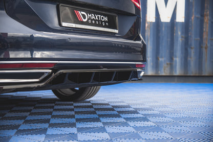 Mittlerer Diffusor Heck Ansatz DTM Look für Volkswagen Passat B8 Carbon Look
