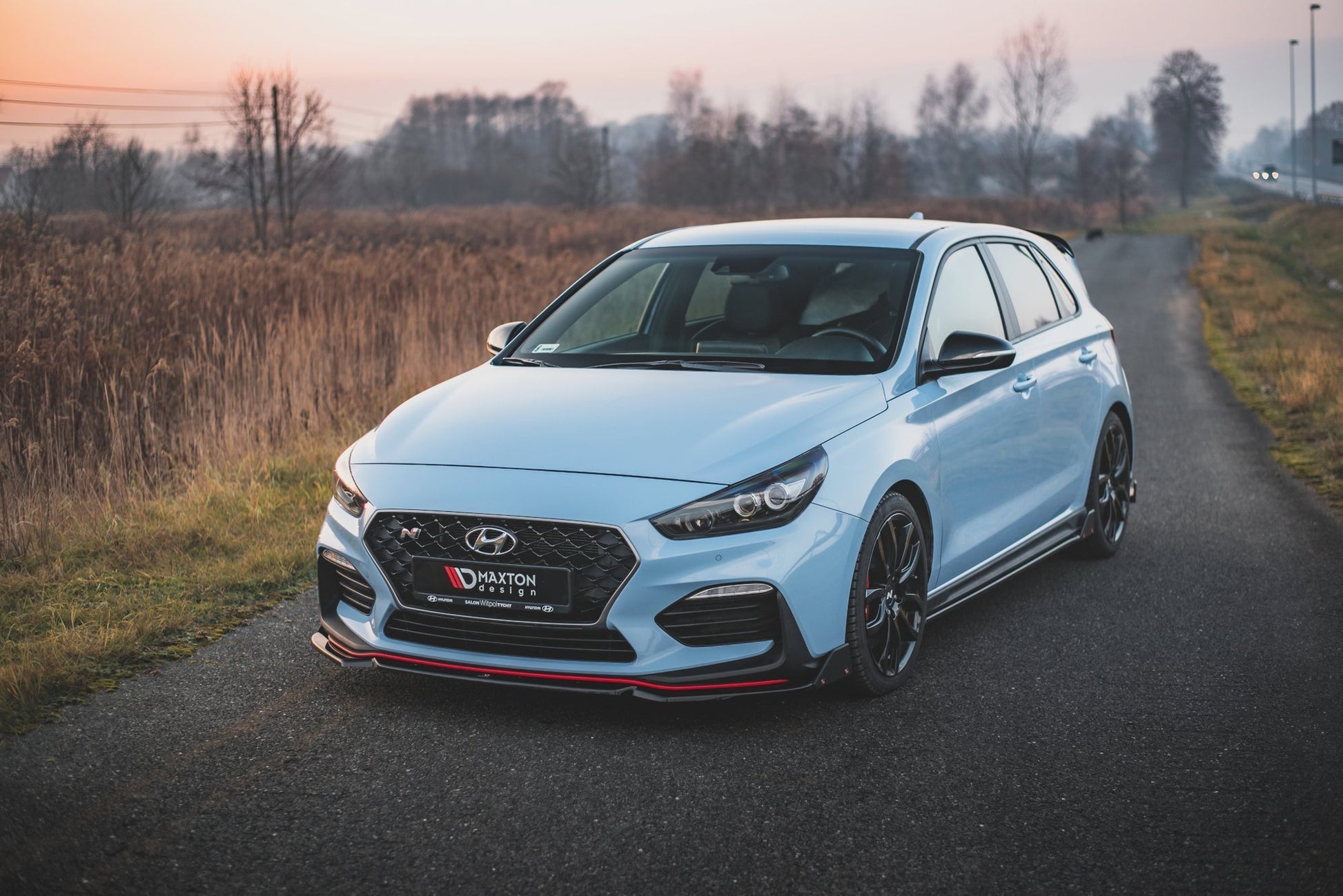 Front Ansatz +Flaps für V.6 Hyundai I30 N Mk3 Hatchback/Fastback
