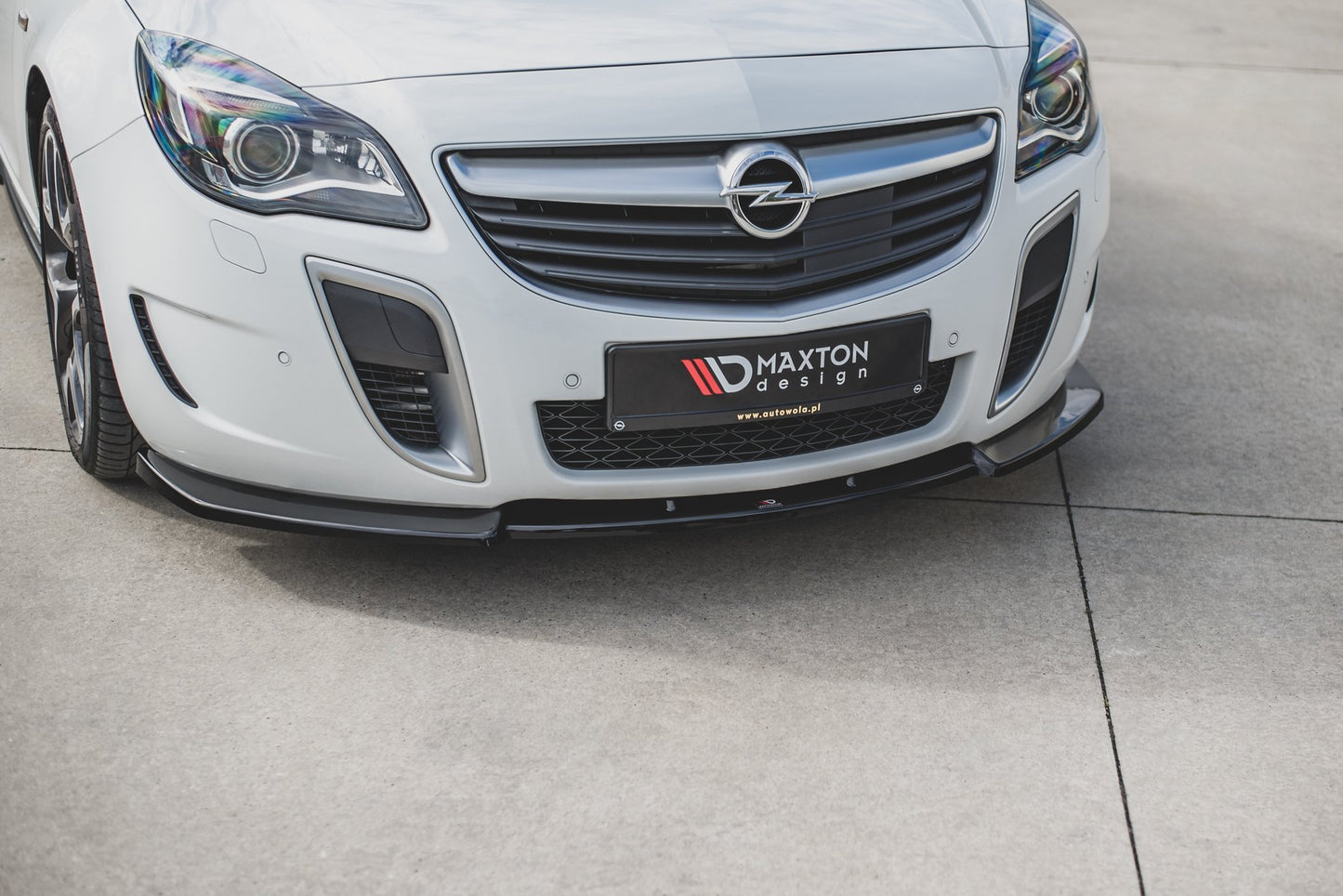 Front Ansatz V.1 für Opel Insignia Mk. 1 OPC Facelift schwarz matt
