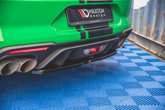 Mittlerer Diffusor Heck Ansatz für Ford Mustang GT Mk6 Facelift Carbon Look
