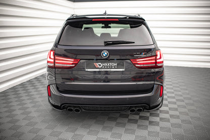 Heck Ansatz Flaps Diffusor für BMW X5 M F15 schwarz matt