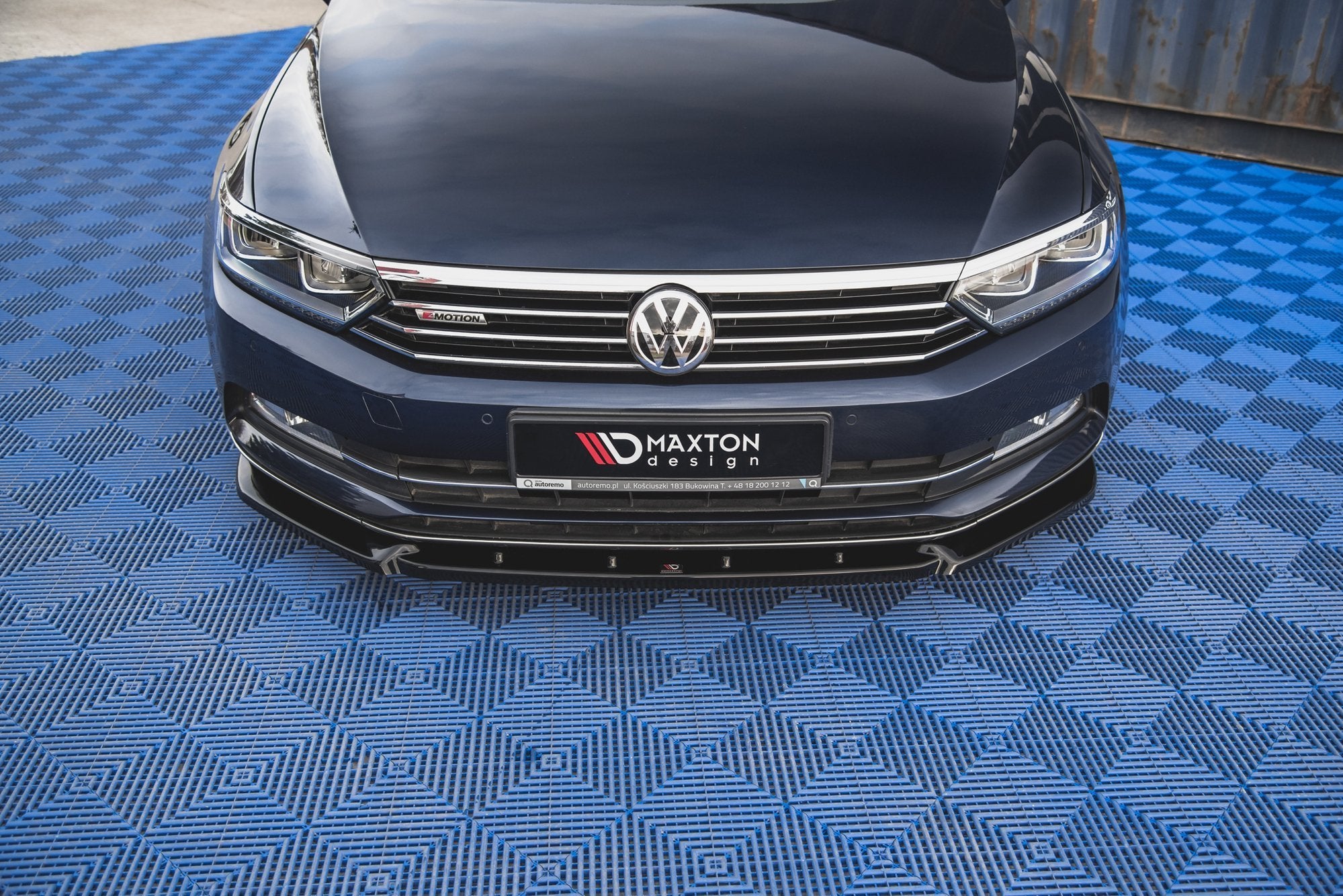 Front Ansatz V.2 für Volkswagen Passat B8 Carbon Look – Tuning King