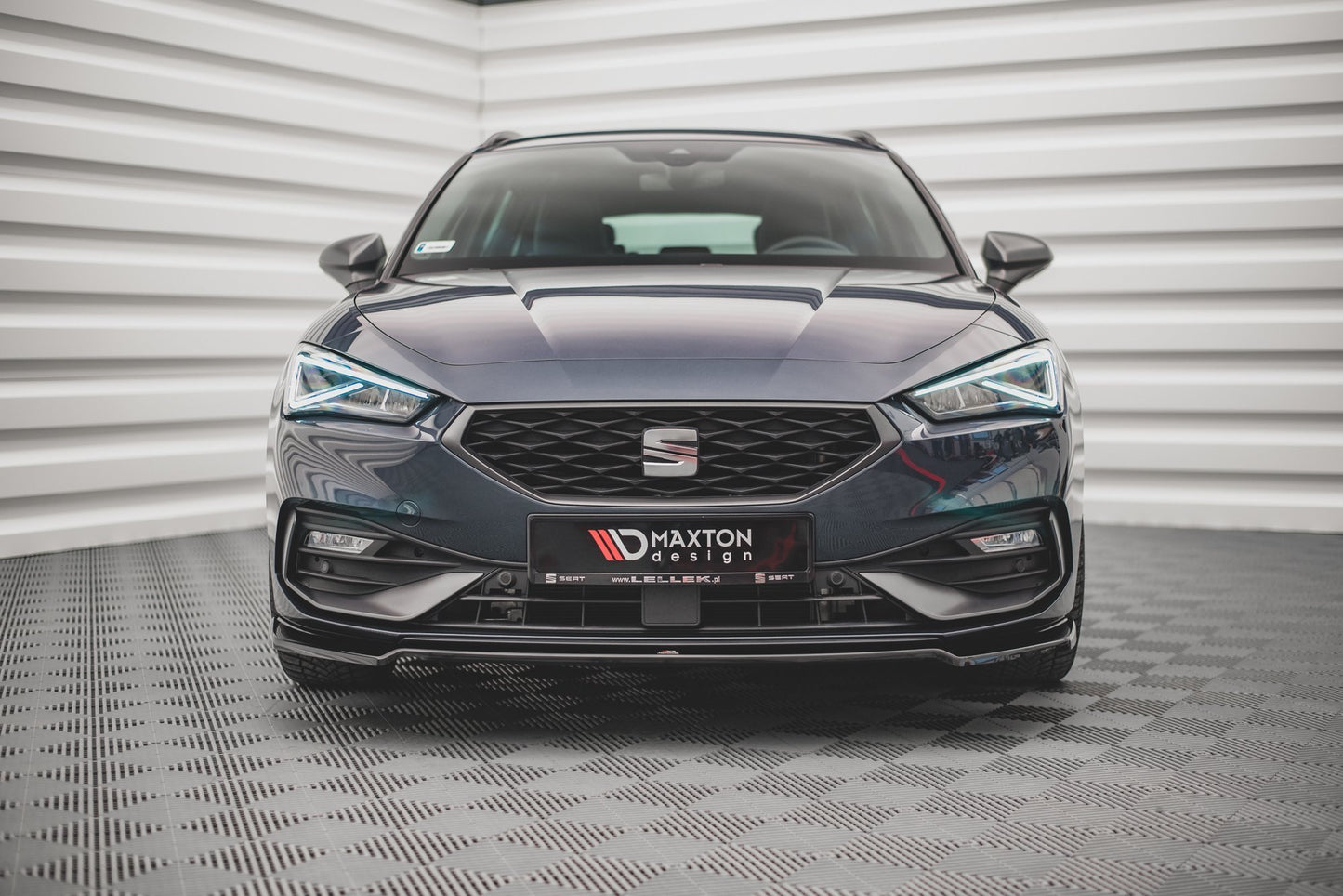 Front Ansatz V.3 für Seat Leon FR Mk4 schwarz matt