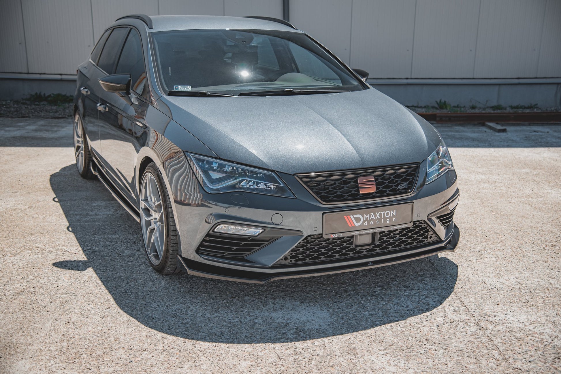 Front Ansatz V.7 für Seat Leon Cupra / FR Mk3 FL Carbon Look