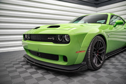 Front Ansatz für Dodge Challenger SRT Demon Mk3 schwarz Hochglanz