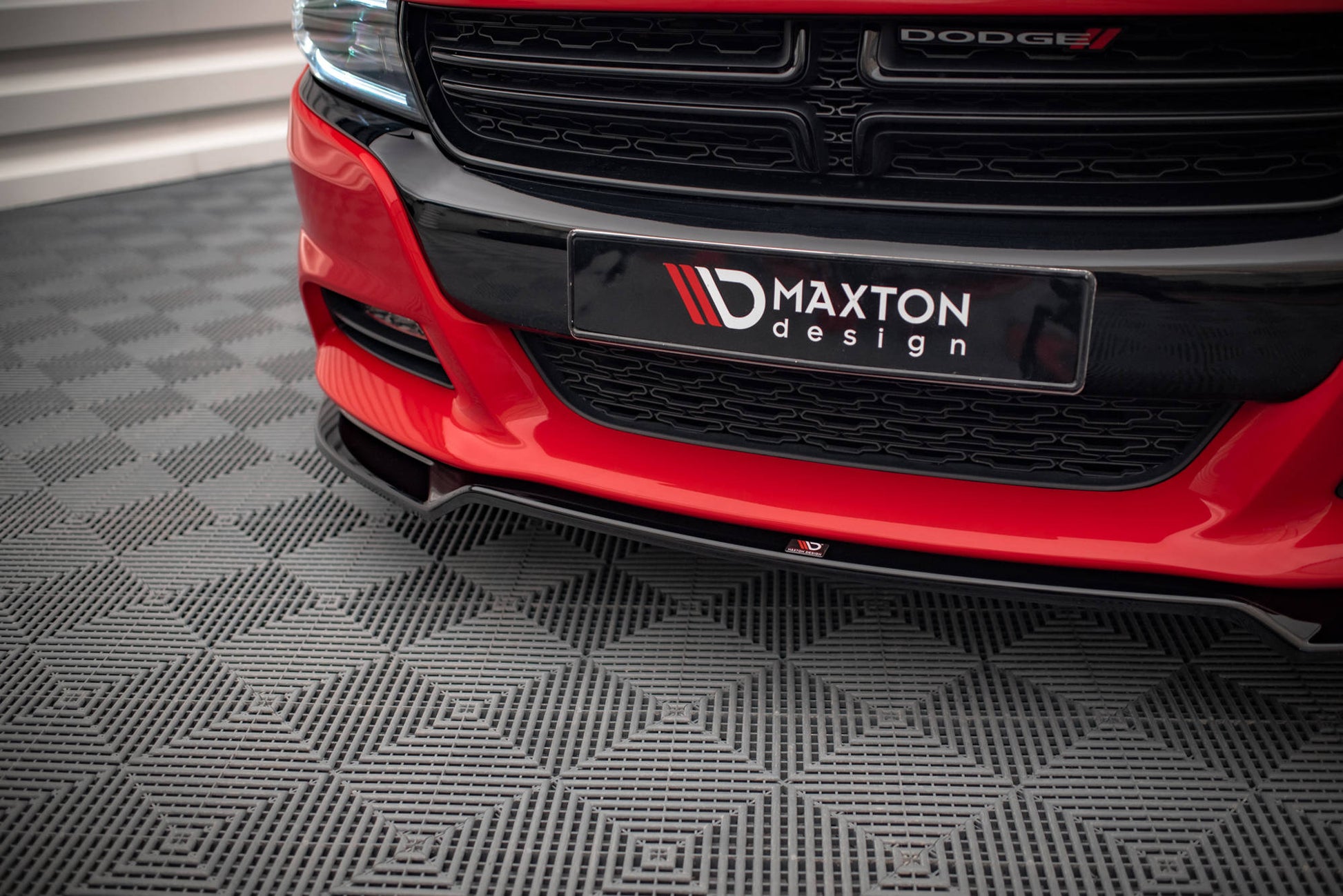 Front Ansatz V.2 für Dodge Charger RT Mk7 Facelift Carbon Look