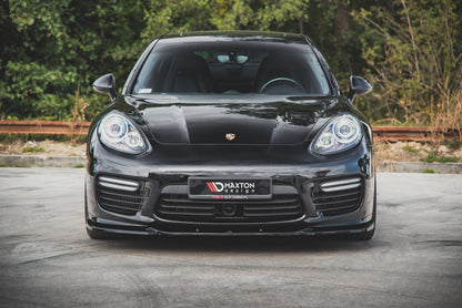 Front Ansatz V.2 für Porsche Panamera Turbo 970 Facelift schwarz matt