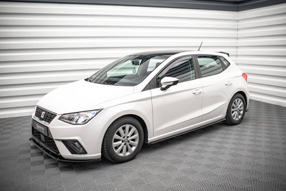 Seitenschweller Ansatz für V.1 für Seat Ibiza FR/ Standard Mk5 Carbon Look