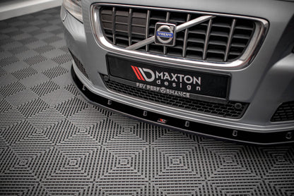 Front Ansatz V.1 für Volvo V70 Mk3 schwarz matt