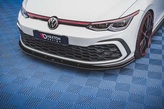 Front Ansatz für Volkswagen Golf 8 GTI schwarz matt