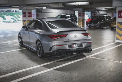 Diffusor Heck Ansatz für Mercedes-AMG CLA 35 Aero / 45 Aero C118 schwarz matt