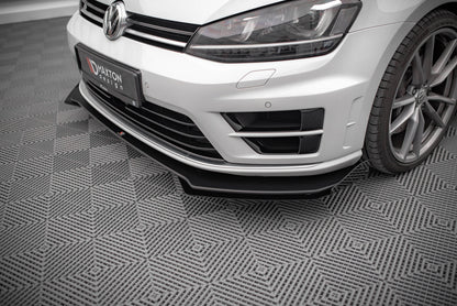 Front Flaps Volkswagen Golf R Mk7 schwarz Hochglanz