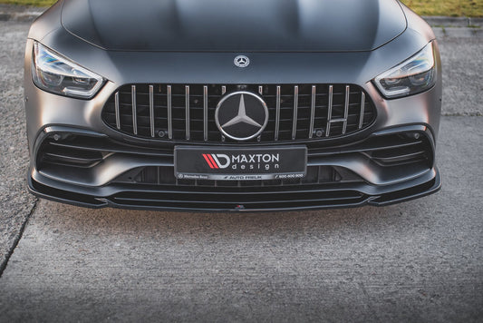 Front Ansatz V.1 für Mercedes-AMG GT 53 4-Door Coupe schwarz Hochglanz