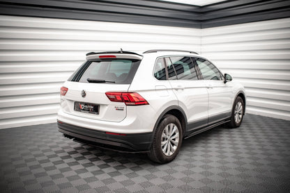 Spoiler CAP für Volkswagen Tiguan Mk2 schwarz matt