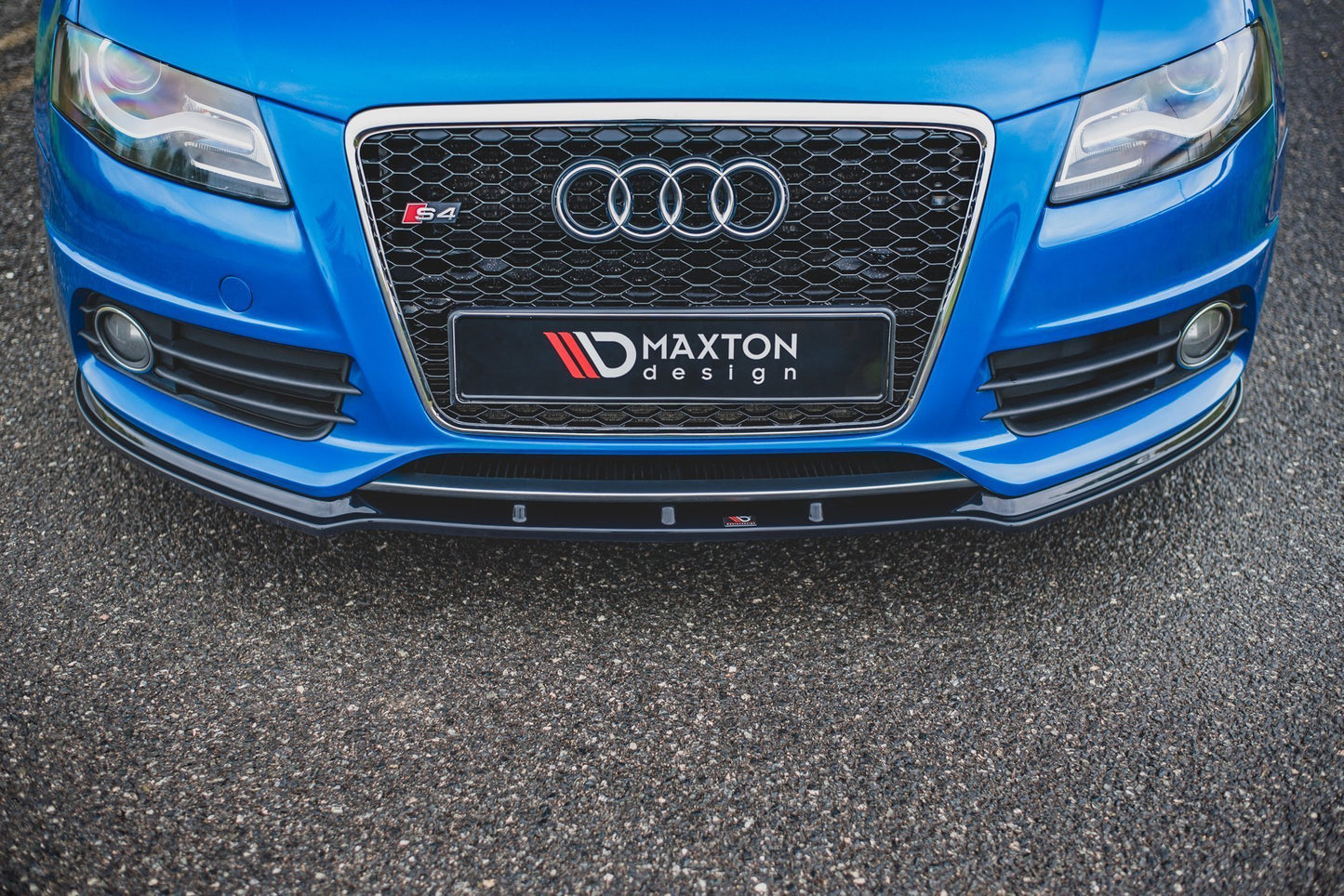 Front Ansatz für Audi S4 / A4 S-Line B8  schwarz matt