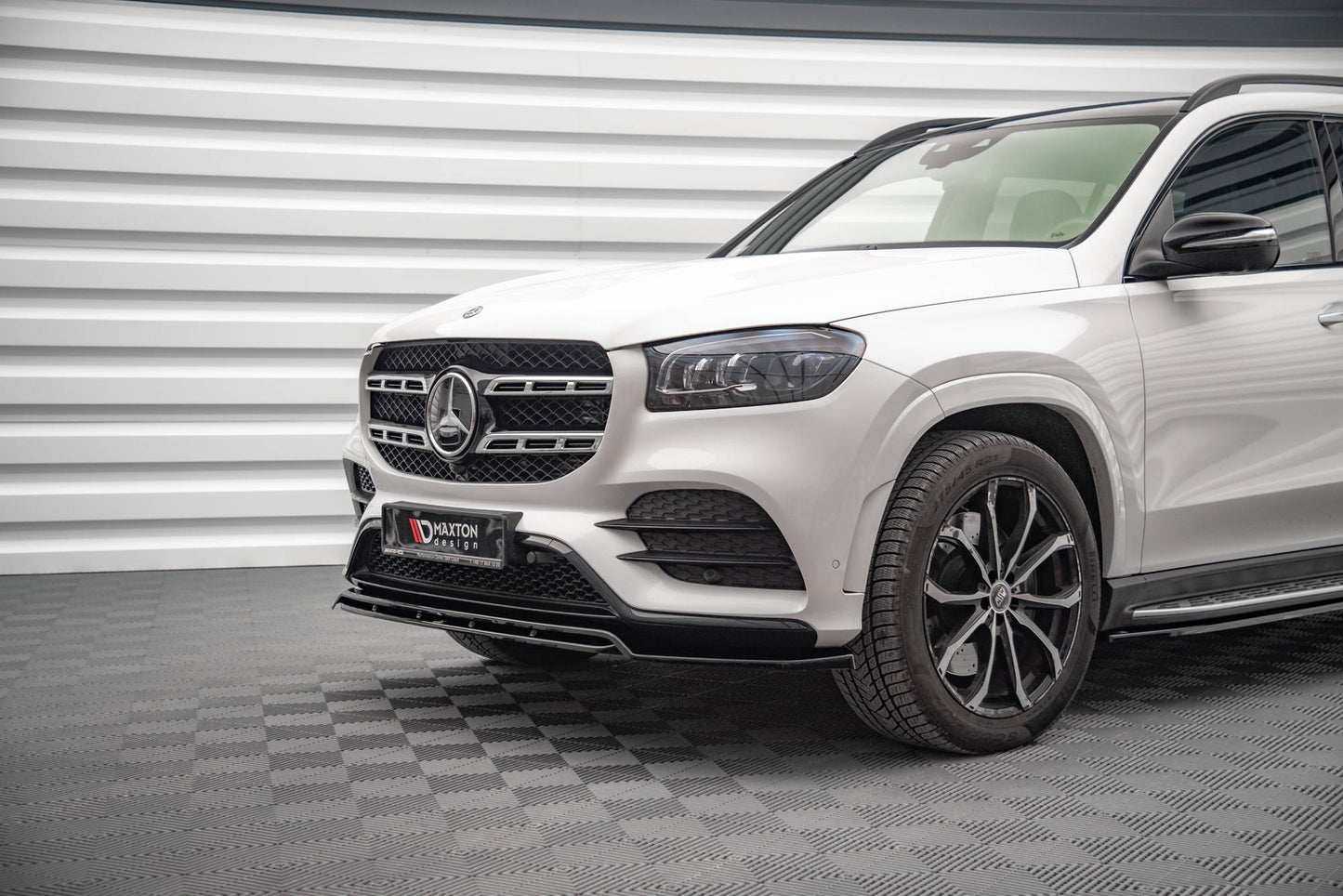 Front Ansatz für Mercedes-Benz GLS AMG-Line X167 Carbon Look