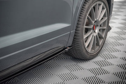 Seitenschweller Ansatz für Cupra Ateca Carbon Look