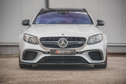 Front Ansatz V.1 für Mercedes-Benz E63 AMG Kombi/Limousine S213/W213 schwarz matt