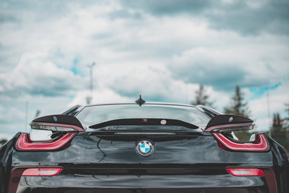 Zentrale Spoiler CAP für BMW i8 schwarz matt