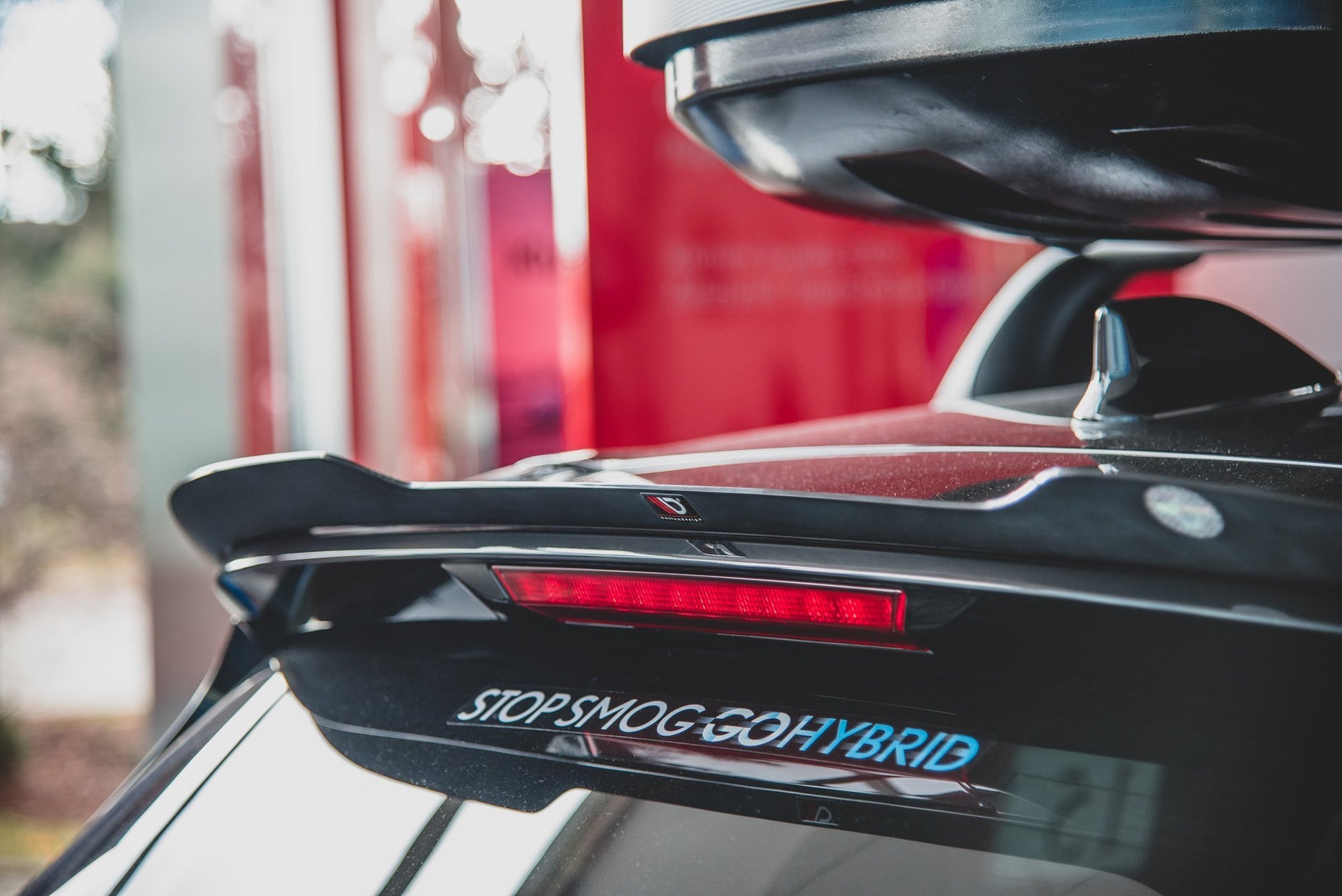 Spoiler CAP für Toyota Corolla XII Hatchback schwarz Hochglanz