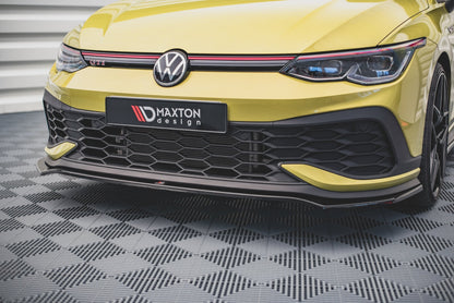 Front Ansatz V.3 für Volkswagen Golf 8 GTI Clubsport Carbon Look