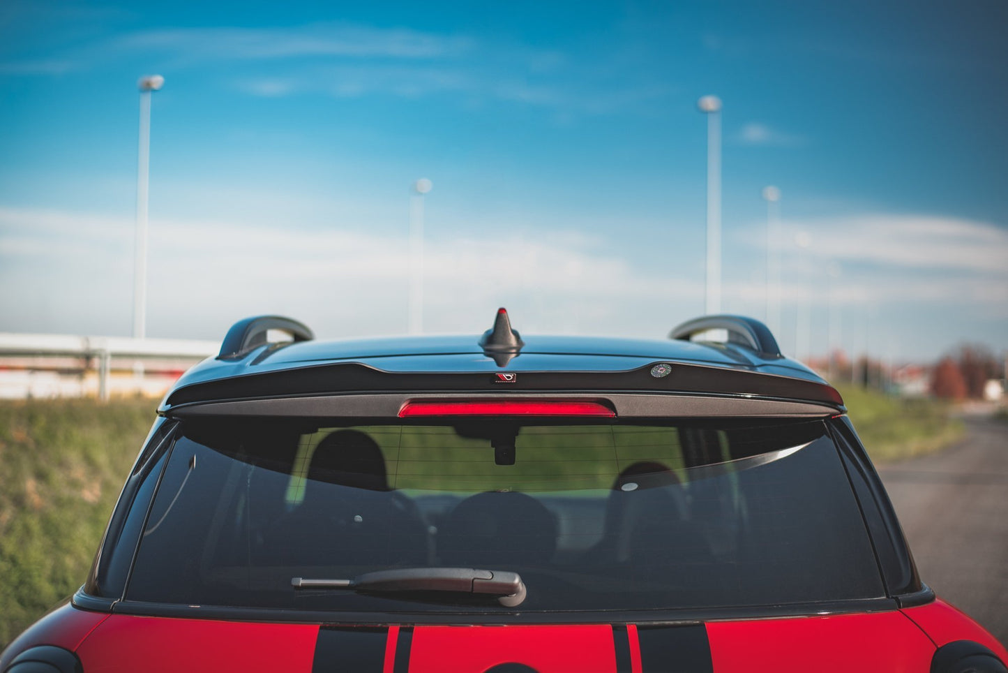 Spoiler CAP für Mini Countryman Mk2 F60 JCW Carbon Look