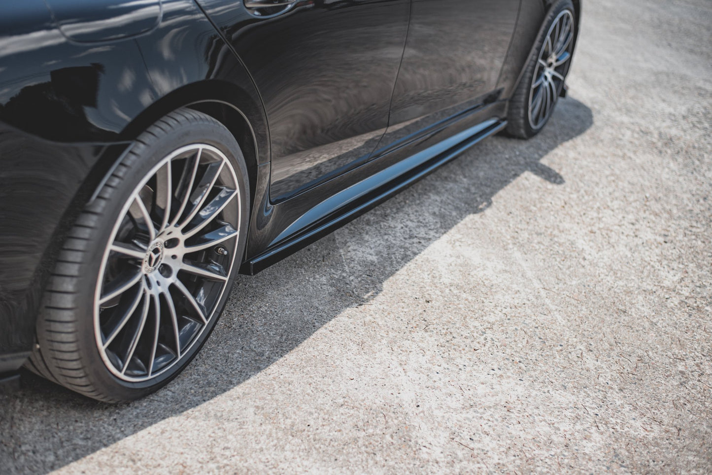 Seitenschweller Ansatz für Mercedes-Benz CLS AMG-Line / 53AMG C257 Carbon Look