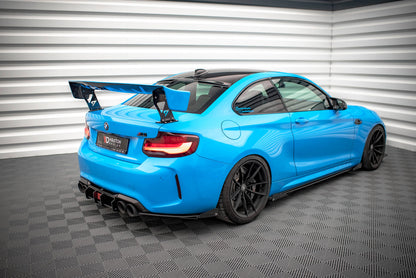 Side Flaps BMW M2 F87 schwarz Hochglanz