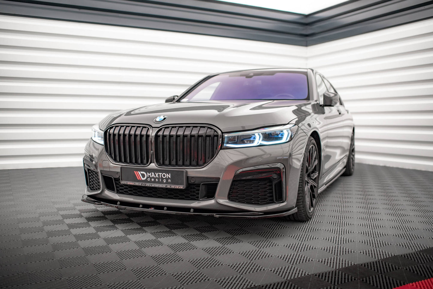 Front Ansatz V.1 für BMW 7 G11 M-Paket Facelift Carbon Look