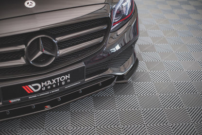 Front Ansatz für Mercedes-Benz E W213 schwarz matt