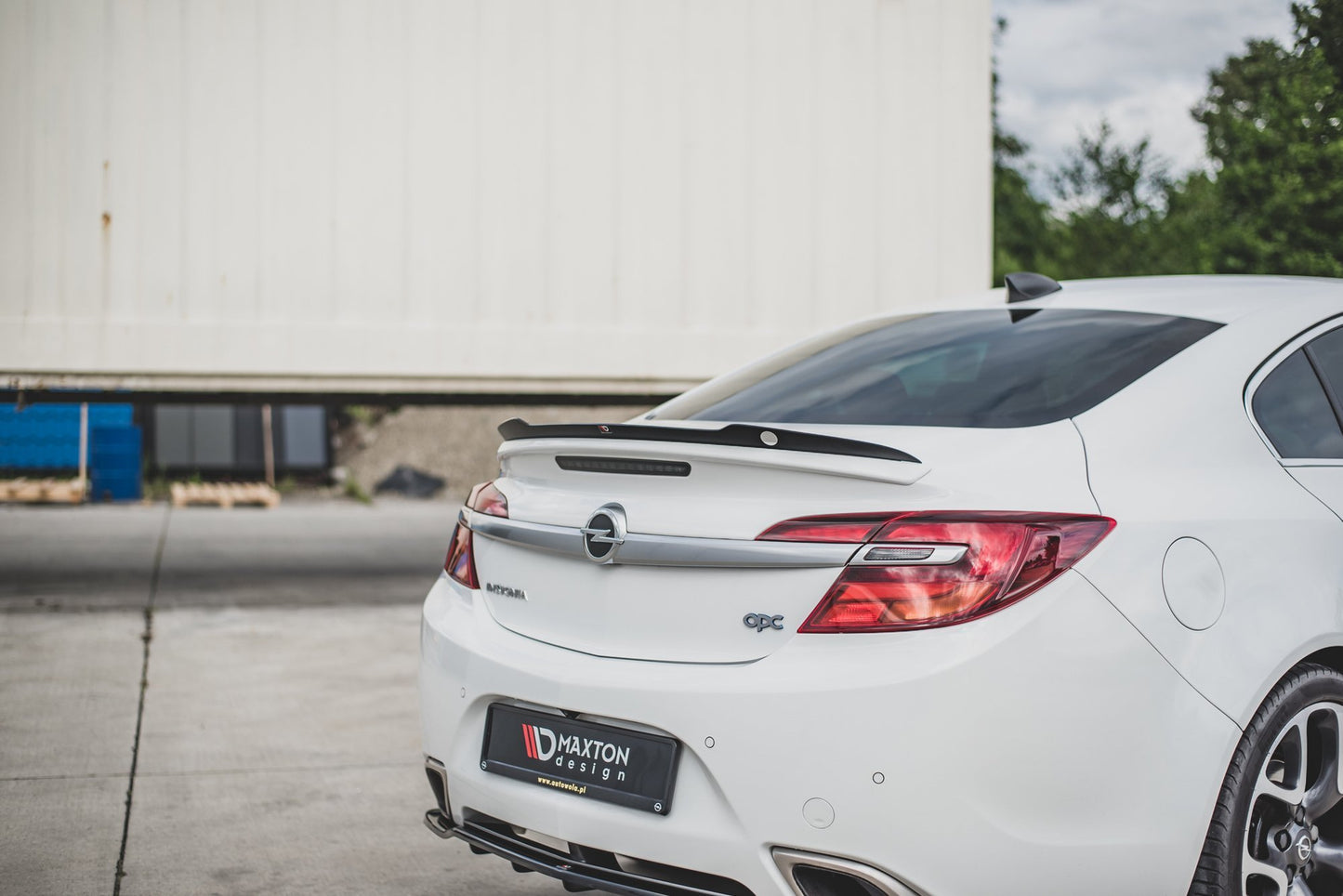 Spoiler CAP für Opel Insignia Mk. 1 OPC Facelift Carbon Look