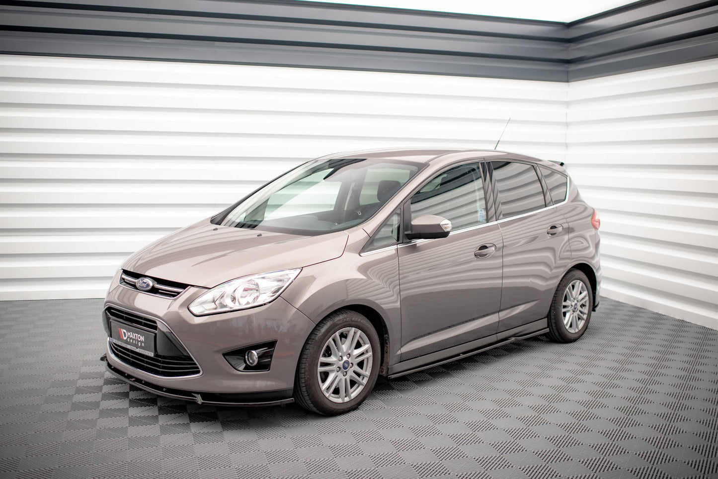 Seitenschweller Ansatz für Ford C-Max Mk2 schwarz matt