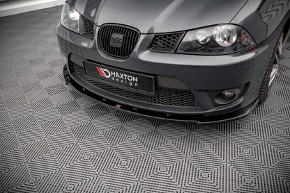 Front Ansatz V.1 für Seat Ibiza Cupra Mk3 schwarz Hochglanz