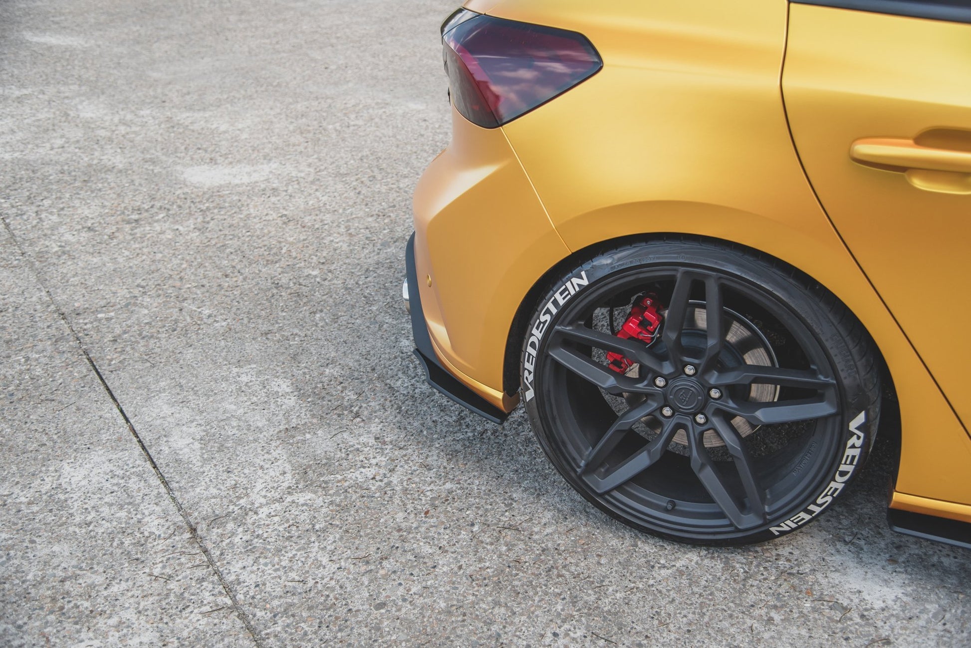 Robuste Racing Heck Ansatz Flaps Diffusor für Ford Focus ST Mk4