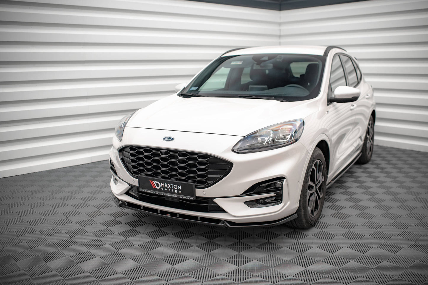 Front Ansatz für Ford Kuga ST-Line Mk3 schwarz matt
