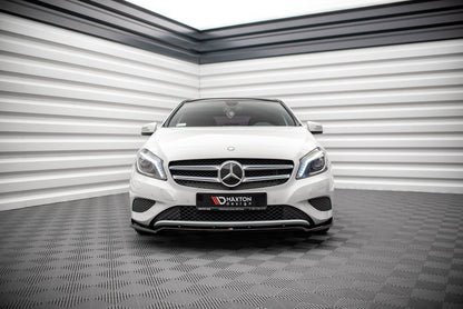 Front Ansatz V.2 für Mercedes-Benz A W176 schwarz Hochglanz
