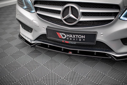 Front Ansatz V.2 für Mercedes-Benz E AMG-Line Limousine W212 Facelift Carbon Look