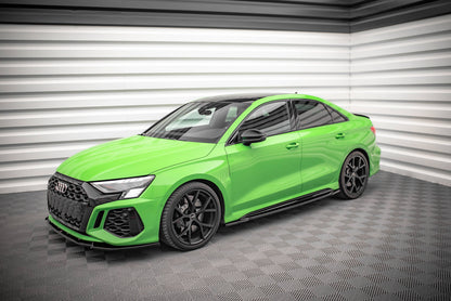 Seitenschweller Ansatz für Audi RS3 8Y schwarz matt