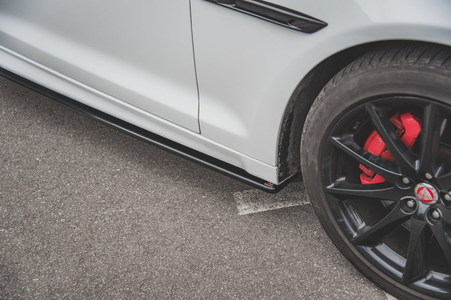 Seitenschweller Ansatz für Jaguar XJ X351 Carbon Look