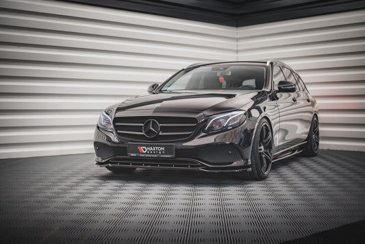 Front Ansatz für Mercedes-Benz E W213 schwarz matt