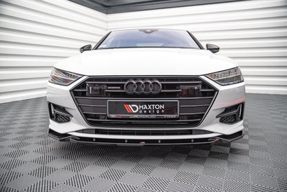 Front Ansatz V.2 für Audi A7 C8 schwarz matt