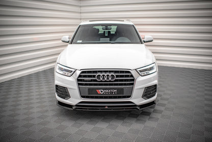 Front Ansatz V.2 für Audi Q3 8U Facelift schwarz matt