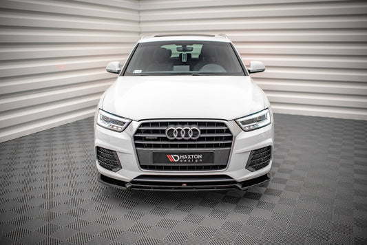 Front Ansatz V.2 für Audi Q3 8U Facelift schwarz matt