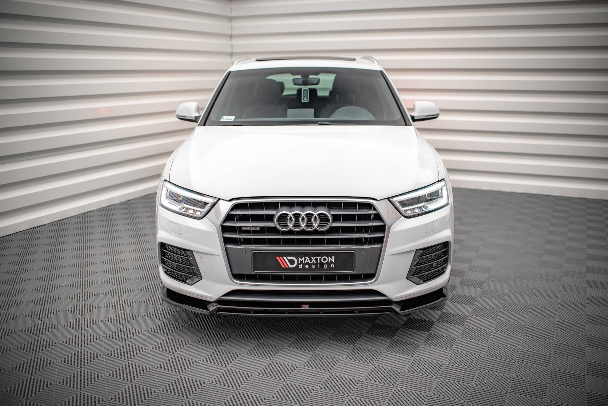 Front Ansatz V.2 für Audi Q3 8U Facelift Carbon Look