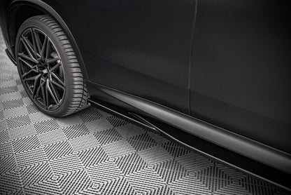 Seitenschweller Ansatz für BMW X5M F95 schwarz matt