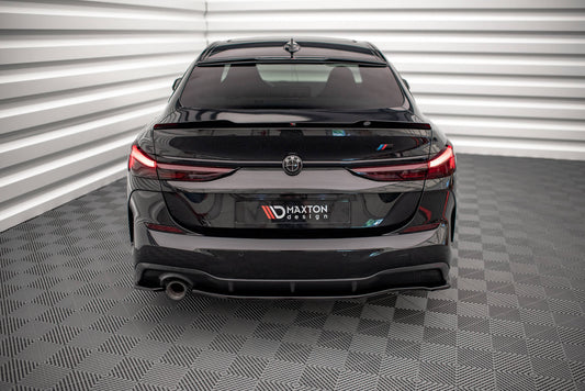 Heck Ansatz Flaps Diffusor für BMW 2 Gran Coupe M-Paket F44 schwarz matt