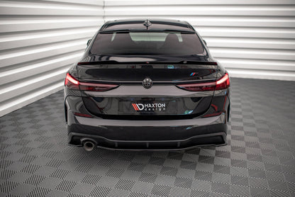Heck Ansatz Flaps Diffusor für BMW 2 Gran Coupe M-Paket F44 Carbon Look