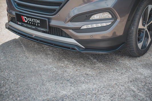Front Ansatz für Hyundai Tucson Mk3 schwarz matt