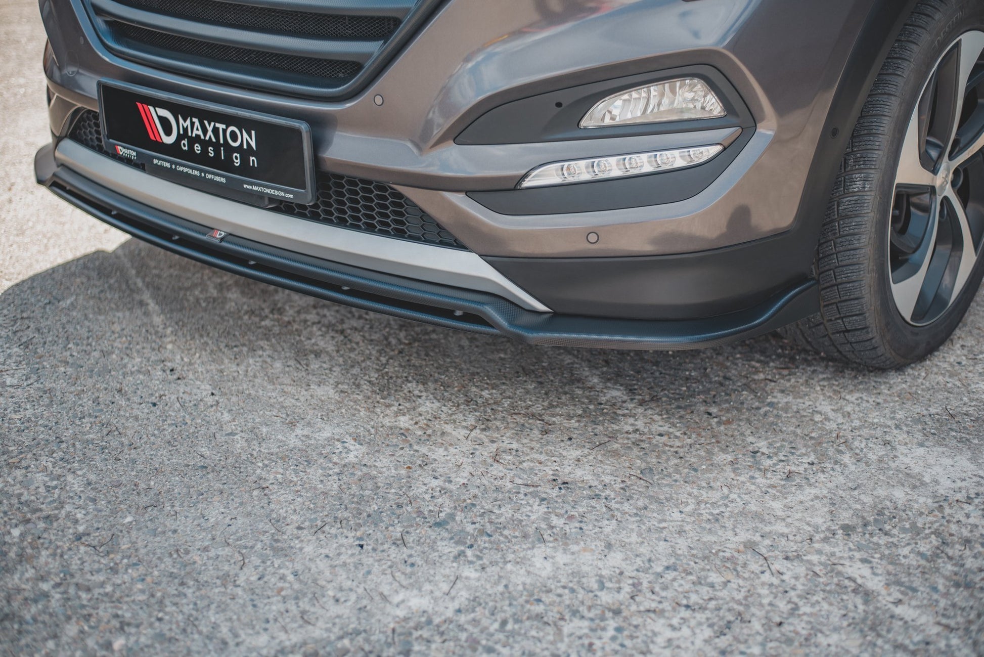 Front Ansatz für Hyundai Tucson Mk3 Carbon Look