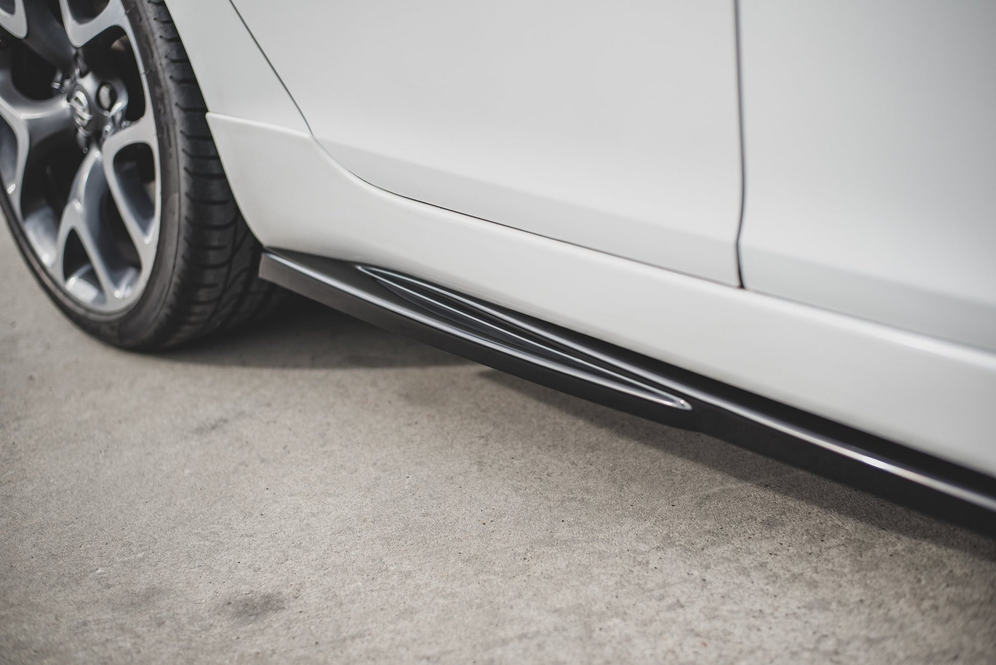 Seitenschweller Ansatz für Opel Insignia Mk. 1 OPC  Carbon Look